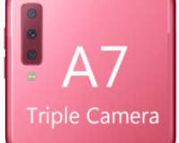 Cámara Galaxy A7 – cámara triple