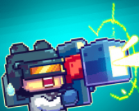 gato Gunner: superfuerza (Pixel Zombie Shooter)