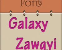 Zawgyi Design Galaxy Font
