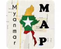 Mapa de Mianmar